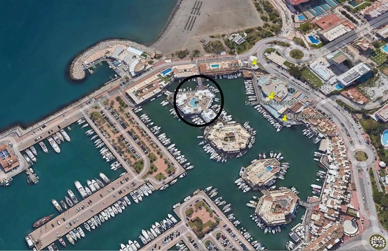 Great Marina View 2 Bedroom Apartment Island Complex In Puerto Marina Benalmádena